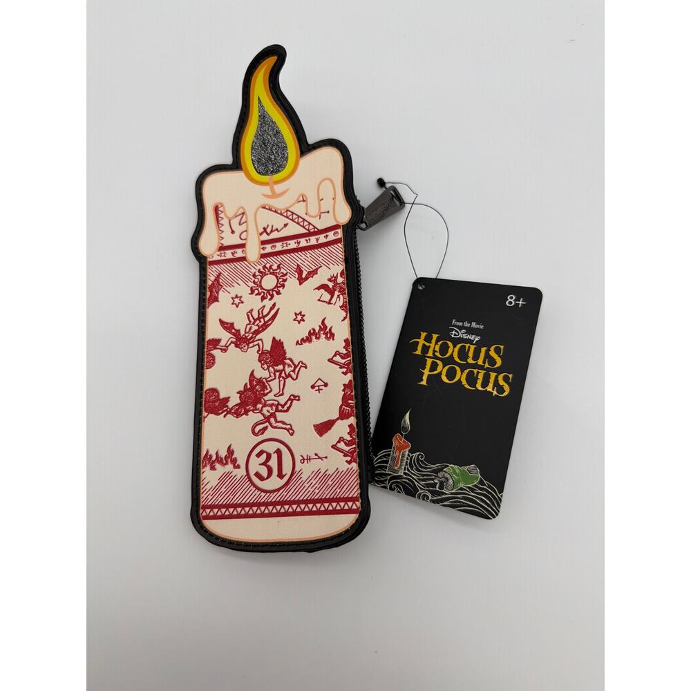 Disney Loungefly Wallet : Hocus Pocus : Black Flame Candle NWT